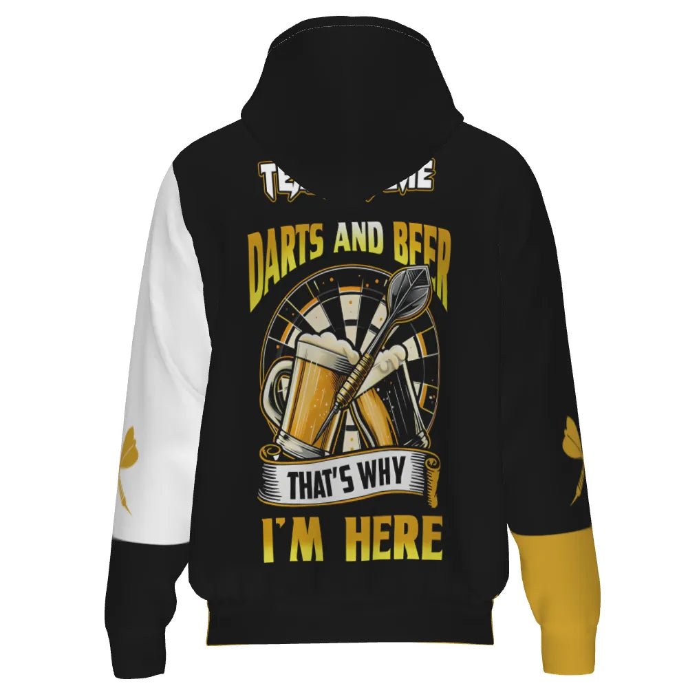 Darts und Bier - Das ist der Grund, warum ich hier bin! Darts Zipper Hoodie L1457 - Outfitsuche