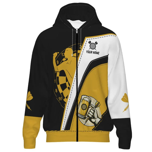 Darts und Bier - Das ist der Grund, warum ich hier bin! Darts Zipper Hoodie L1457 - Outfitsuche