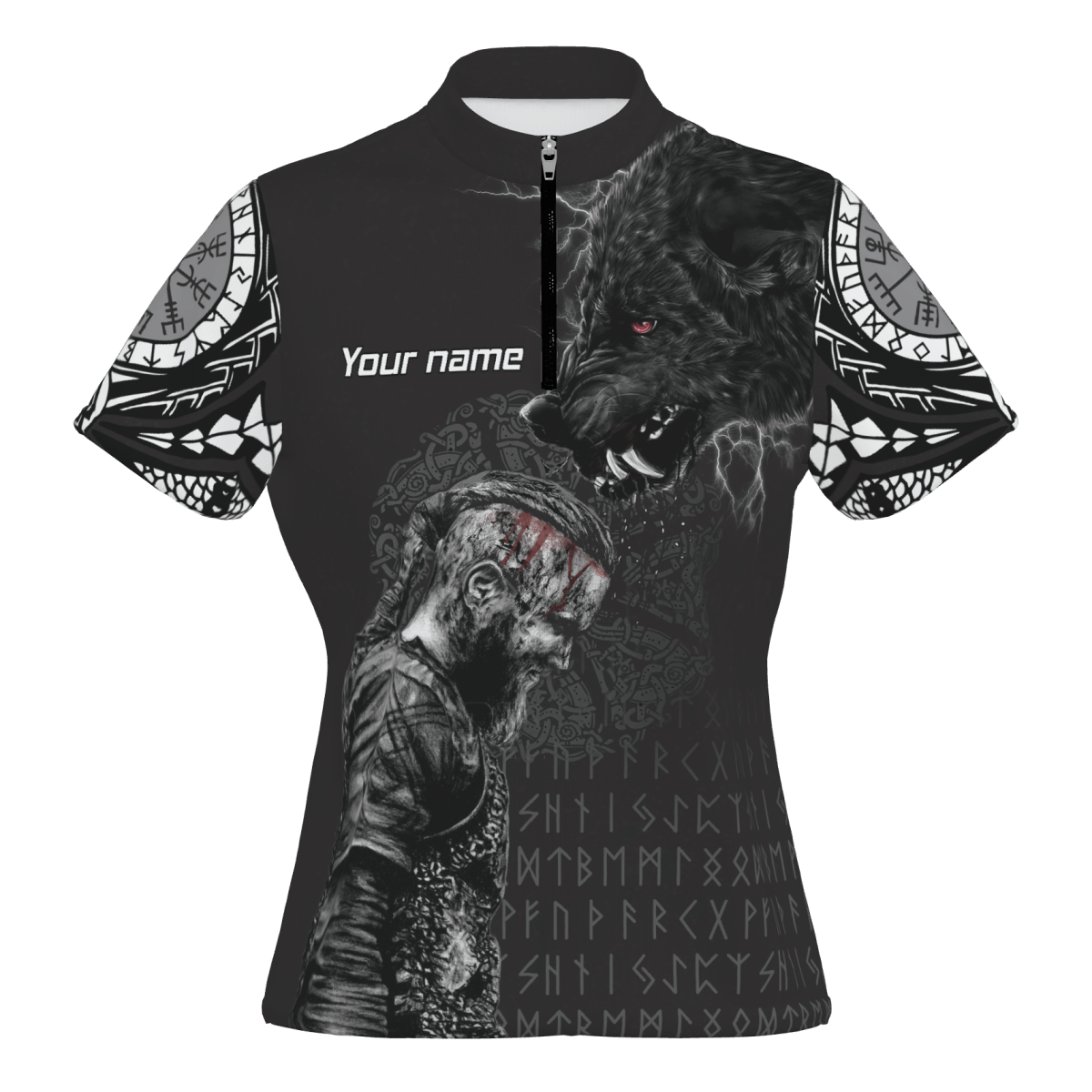 Dartshirt Wikinger Polo - Shirt - Ragnar und Wolf - Herren Polo - Schwarz VK6612 - Outfitsuche