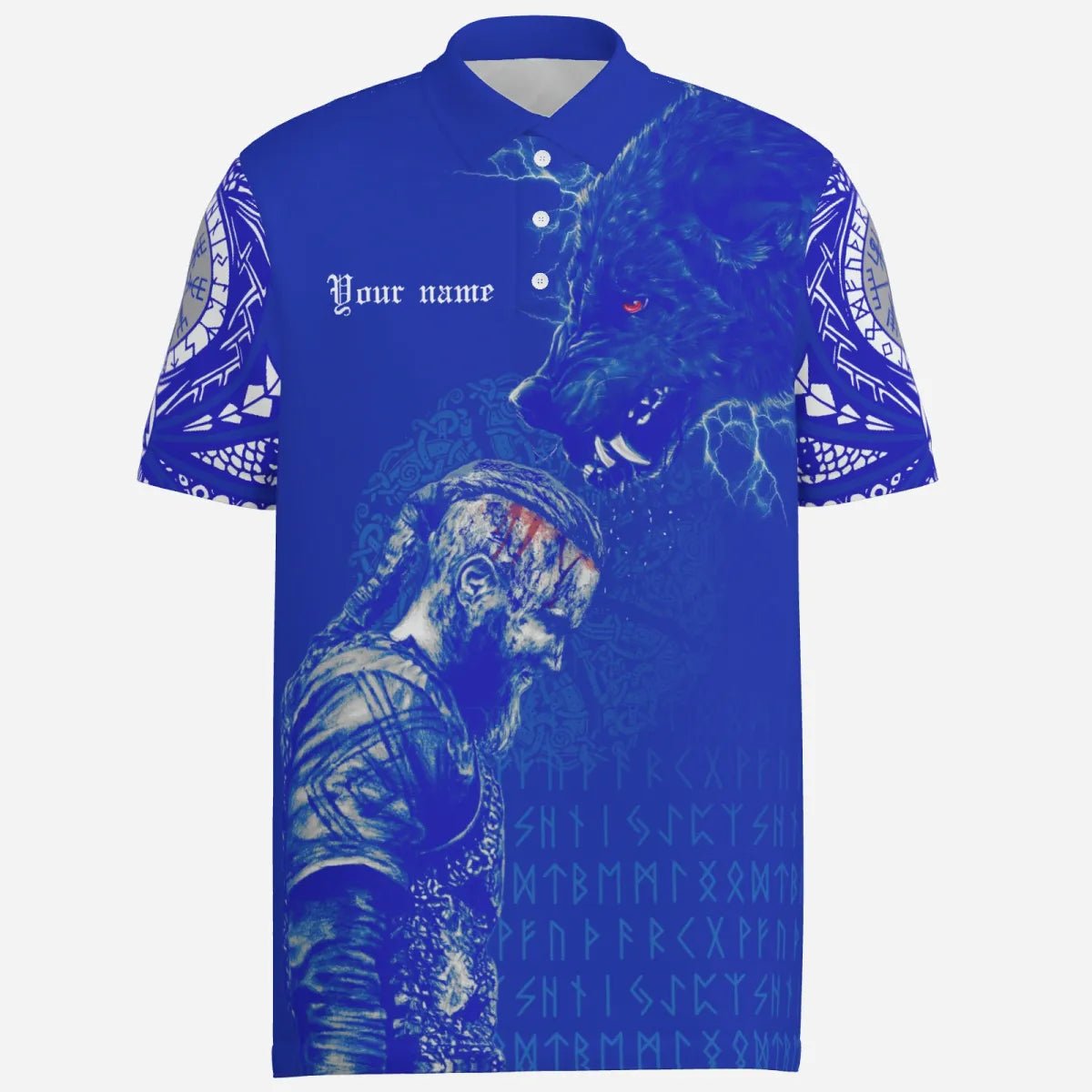 Dartshirt Wikinger Polo - Shirt - Ragnar und Wolf - Herren Polo - Schwarz VK6613 - Outfitsuche