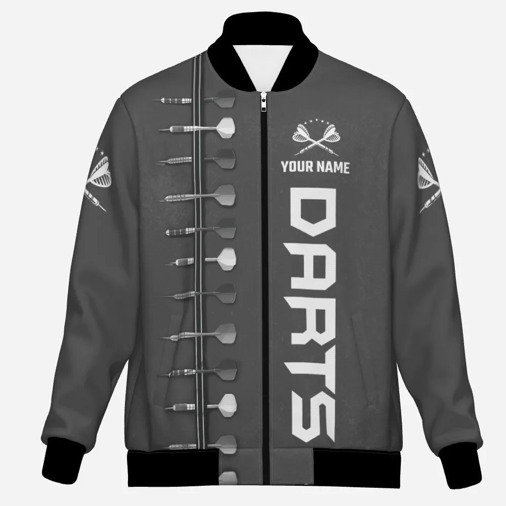 Dartsjacke in Schwarz und Weiß – Stilvoll und Funktional für jeden Dartspieler P309 - Outfitsuche