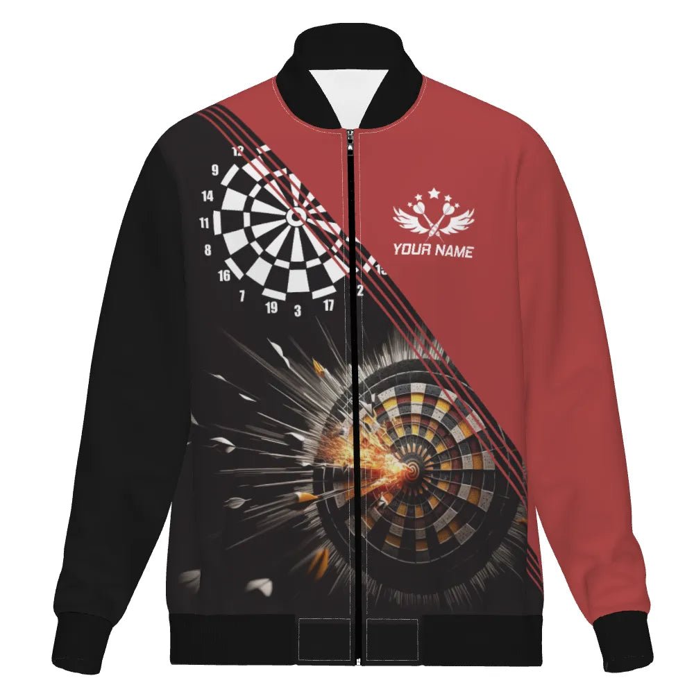 Dartsjacke mit stilvollem Schwarz - Rot Design für echte Dart - Fans S2721 - Outfitsuche