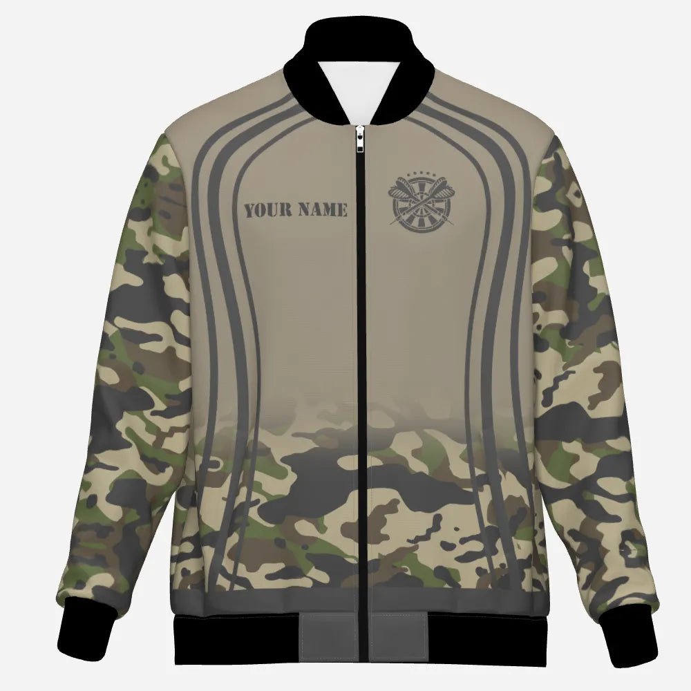 Dartsjacke mit Totenkopf und Sensenmann im Camouflage - Design – Für die unerschrockenen Spieler U238 - Outfitsuche