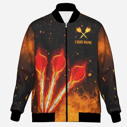 Feurige Orange Dartsjacke – Stilvoll und Sportlich für jeden Spieler L1440 - Outfitsuche