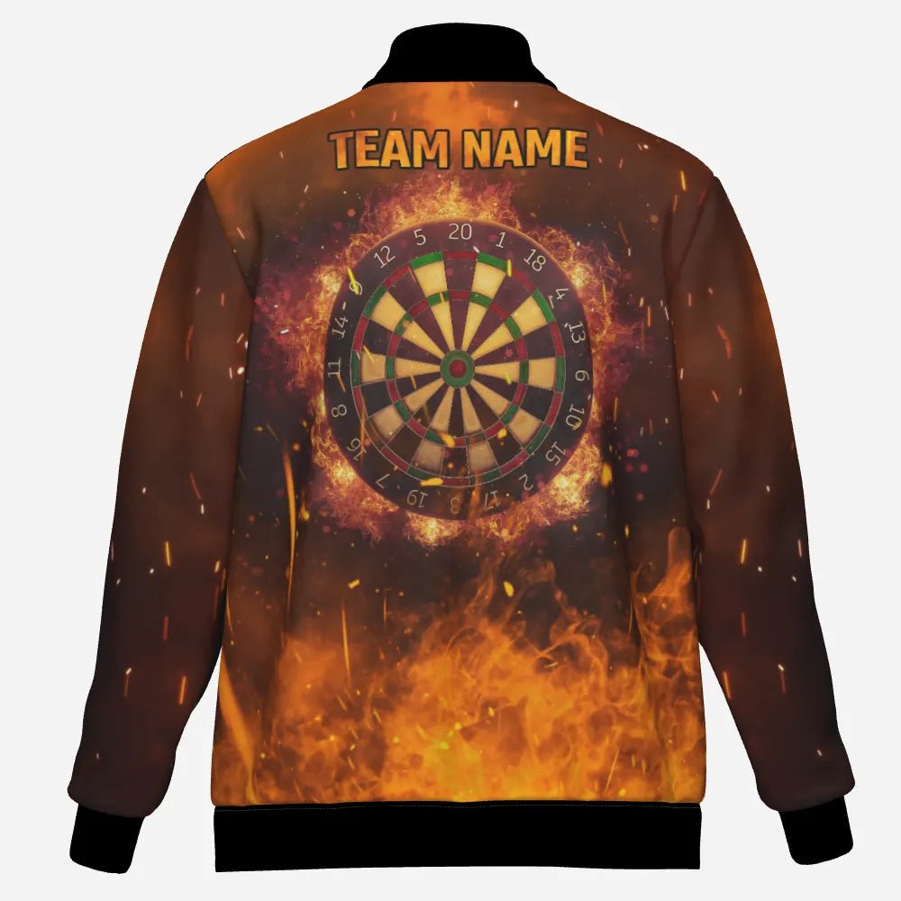 Feurige Orange Dartsjacke – Stilvoll und Sportlich für jeden Spieler L1440 - Outfitsuche