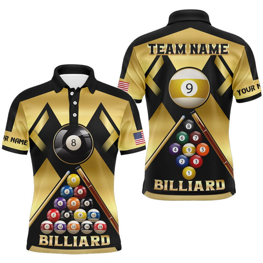 Gelbe Billard 8 - Ball - Jersey für Herren T2039 - Outfitsuche