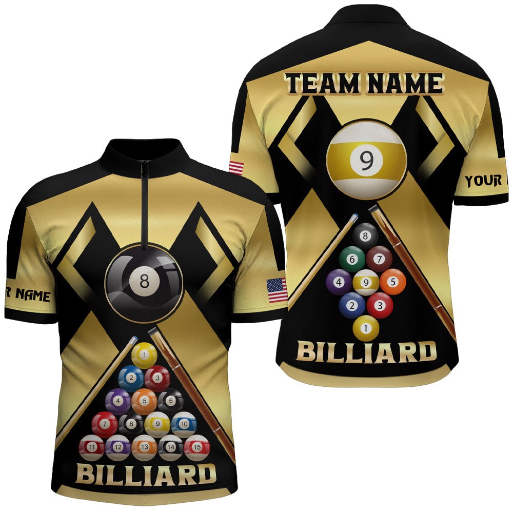 Gelbe Billard 8 - Ball - Jersey für Herren T2039 - Outfitsuche