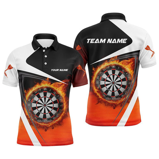 Herren Custom Feuer Flamme Dart Polo Shirt V1083 - Outfitsuche