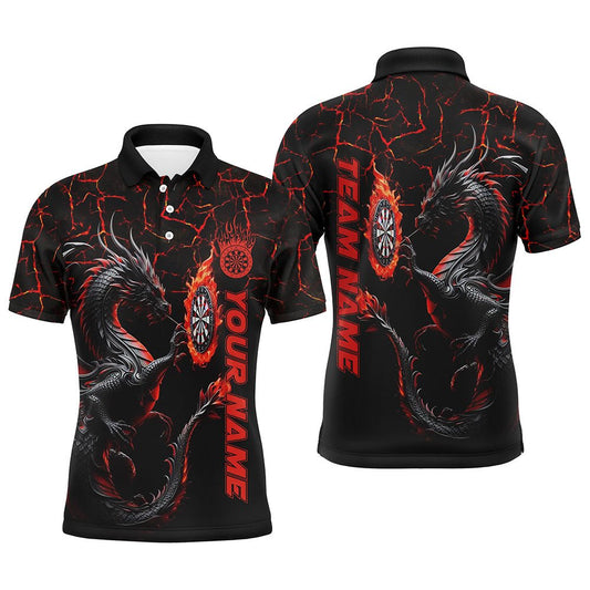 Herren Custom Roter Drache 3D Gedrucktes Darts Trikot T1841 - Outfitsuche