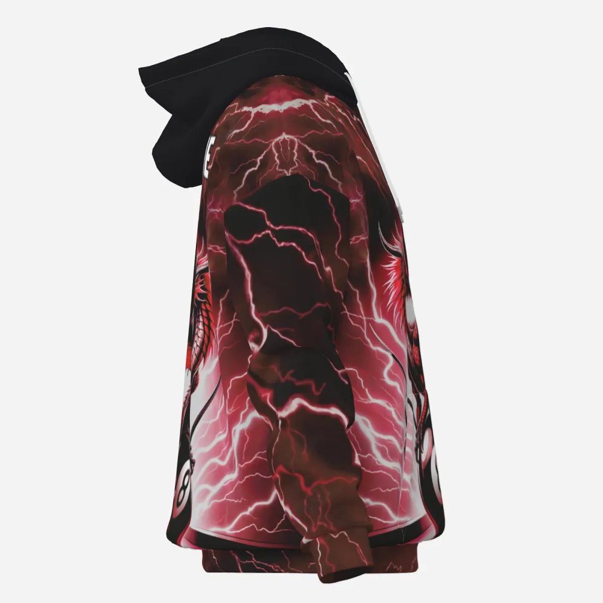Herren Damen Rotes Blitz Thunder Dragon 8 - Ball Pool Hoodie T1757 - Outfitsuche