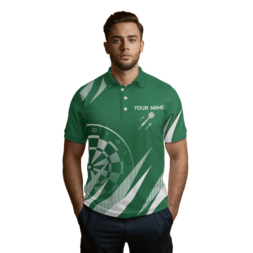 Herren Dart Polo Shirt | St. Patrick's Day | Grün L1460 - Outfitsuche