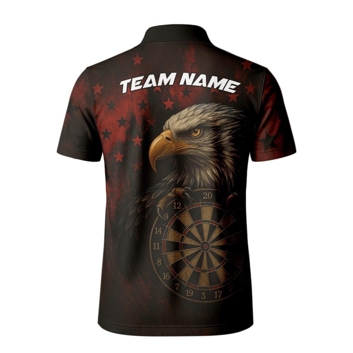 Herren Dart Poloshirt mit individuellem Sensenmann & Bier - Totenkopf Motiv in Schwarz - Orange Y5103 - Outfitsuche