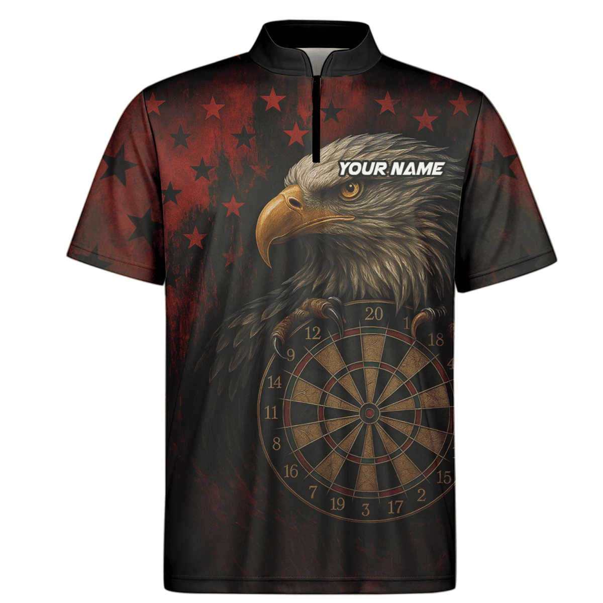 Herren Dart Poloshirt mit individuellem Sensenmann & Bier - Totenkopf Motiv in Schwarz - Orange Y5103 - Outfitsuche