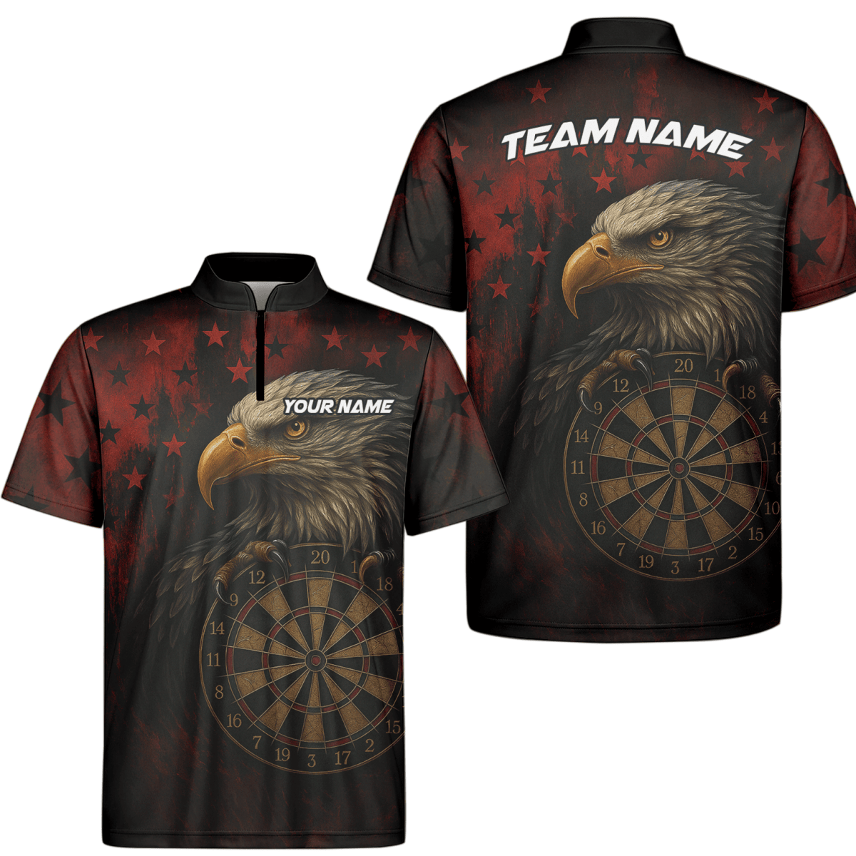 Herren Dart Poloshirt mit individuellem Sensenmann & Bier - Totenkopf Motiv in Schwarz - Orange Y5103 - Outfitsuche