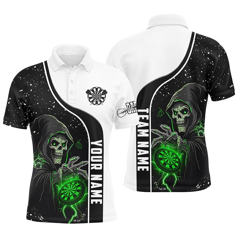 Herren Dart Skull Grunge Polo Shirt T1272 - Outfitsuche