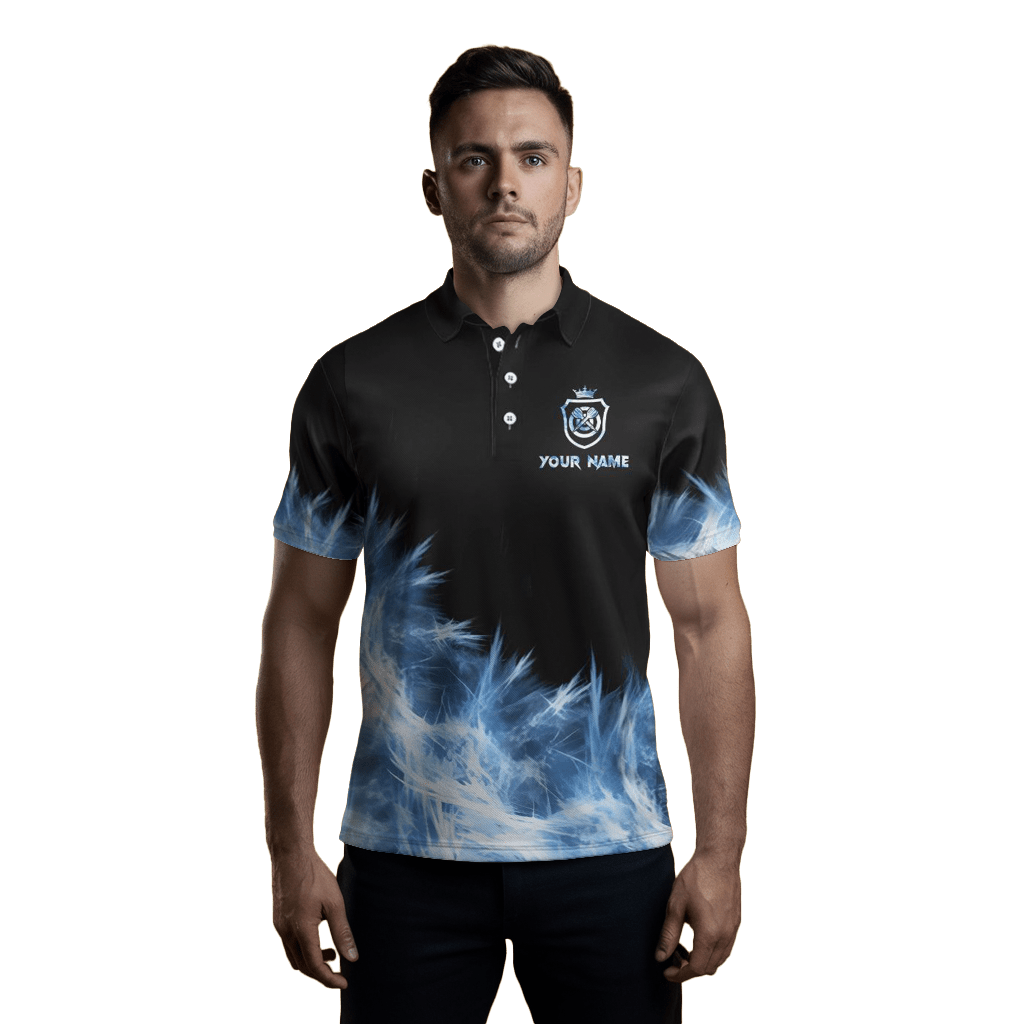 Herren Darts Polo Shirt in Eisblau, Team Trikot g9322 - Outfitsuche