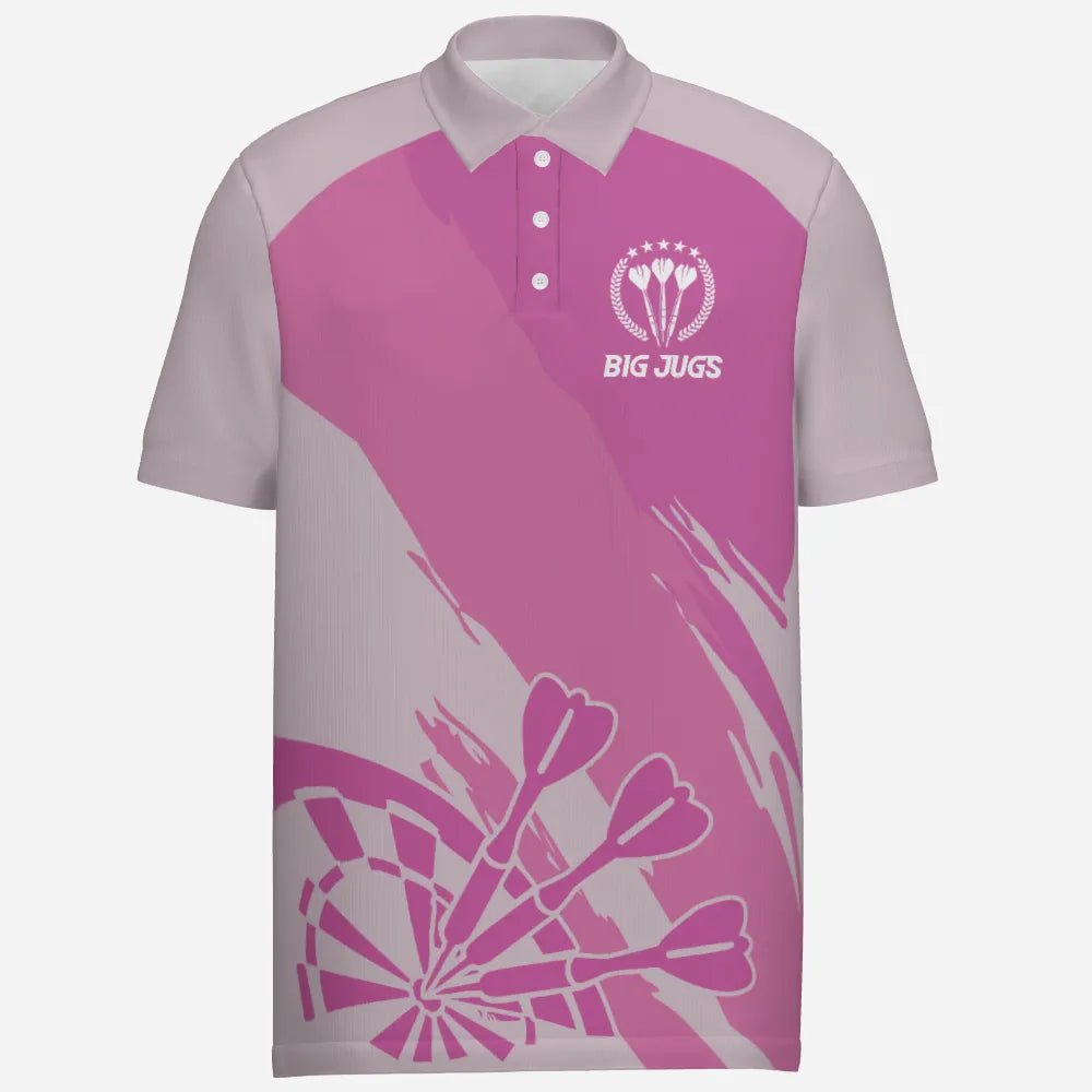 Herren Darts Polo Shirt in Pink y6174 - Outfitsuche