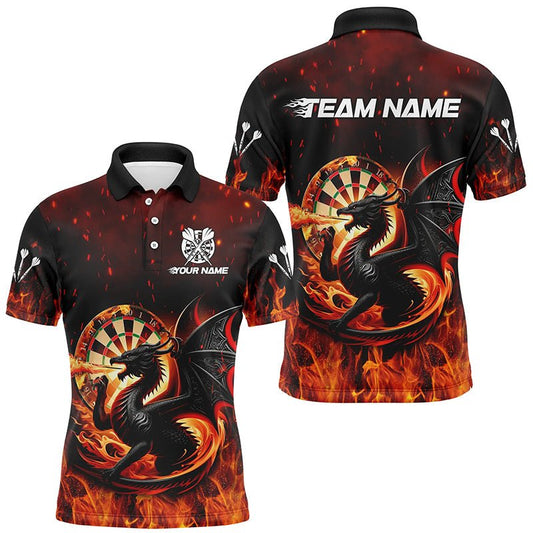 Herren Drachendartboard Flamme 3D bedrucktes Shirt T1840 - Outfitsuche