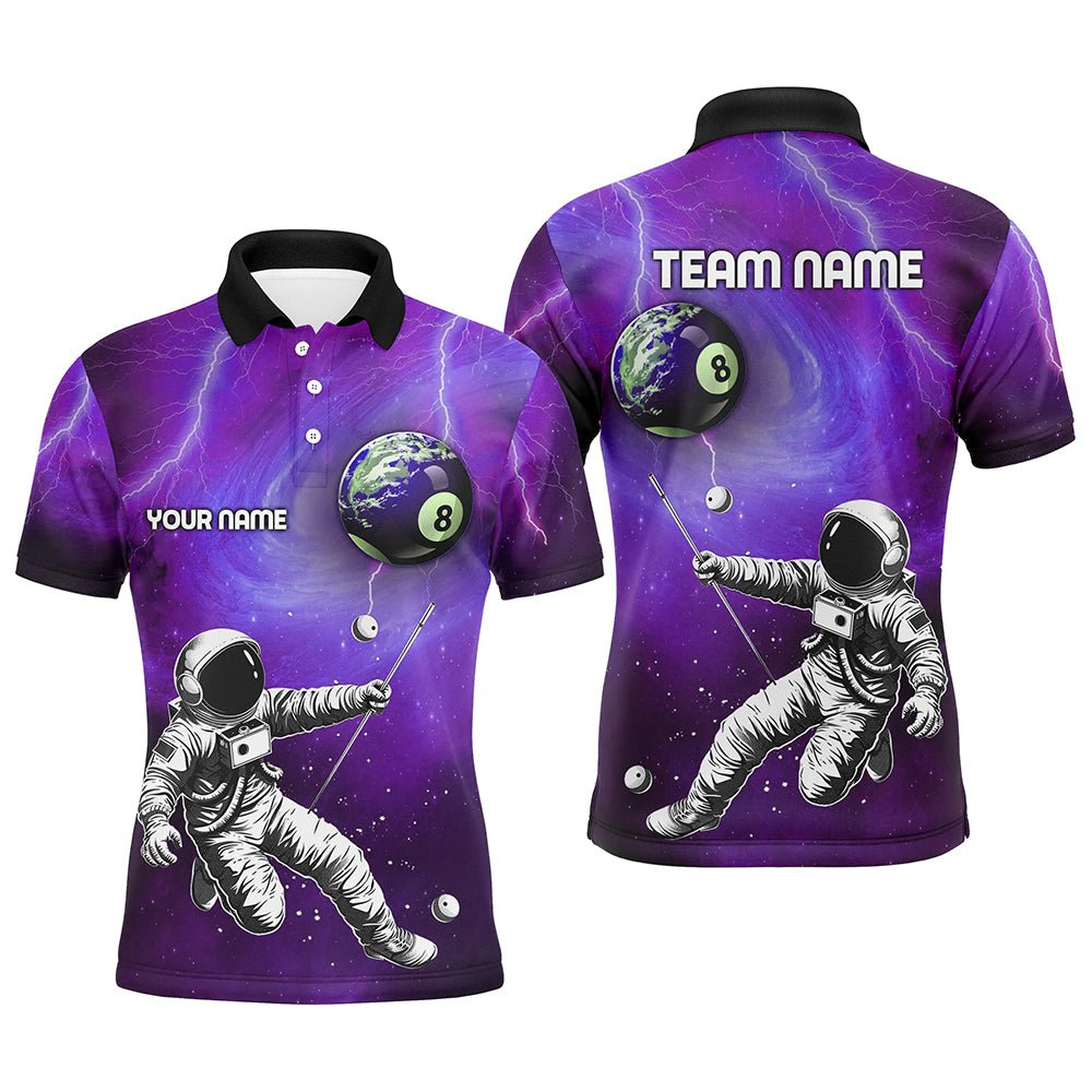 Herren Lila Galaxy Astronaut 8 - Ball Pool Shirt T2017 - Outfitsuche