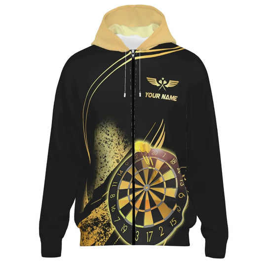 Herren Personalisierte Goldene Dartboard Grunge, Team Jacke T2805 - Outfitsuche