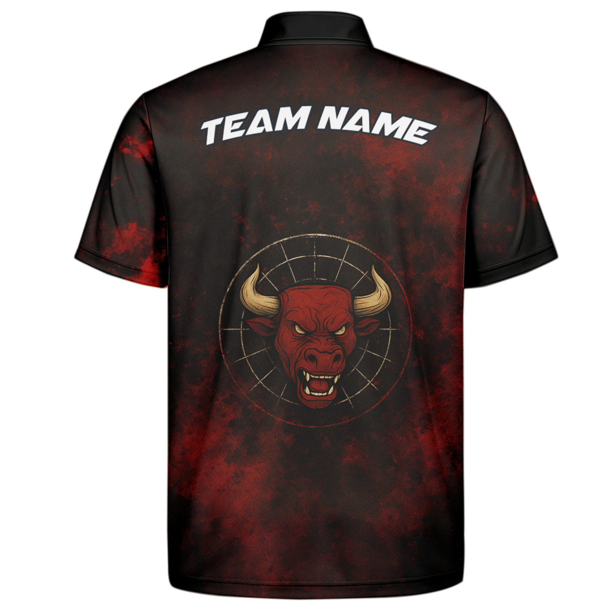 Herren Personalisiertes Red Bull Dart - Polohemd Grunge Schwarz - Rot L3480 - Outfitsuche