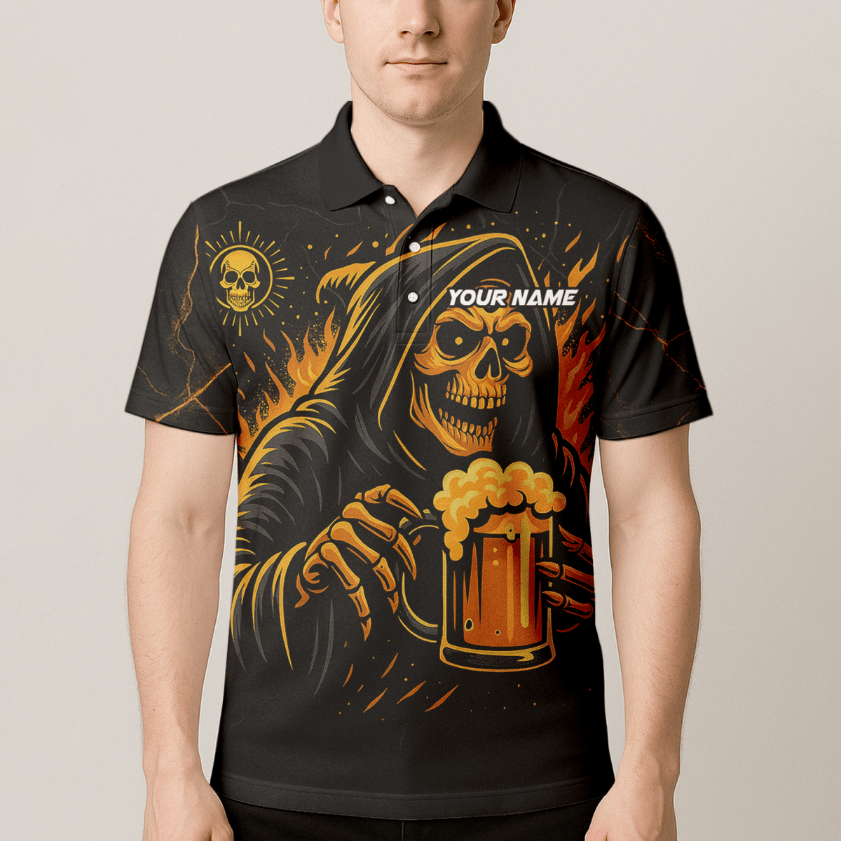 Herren Poloshirt "Darts - Modus An" – Witziges Dartscheiben - Design für Dartspieler G6020 - Outfitsuche