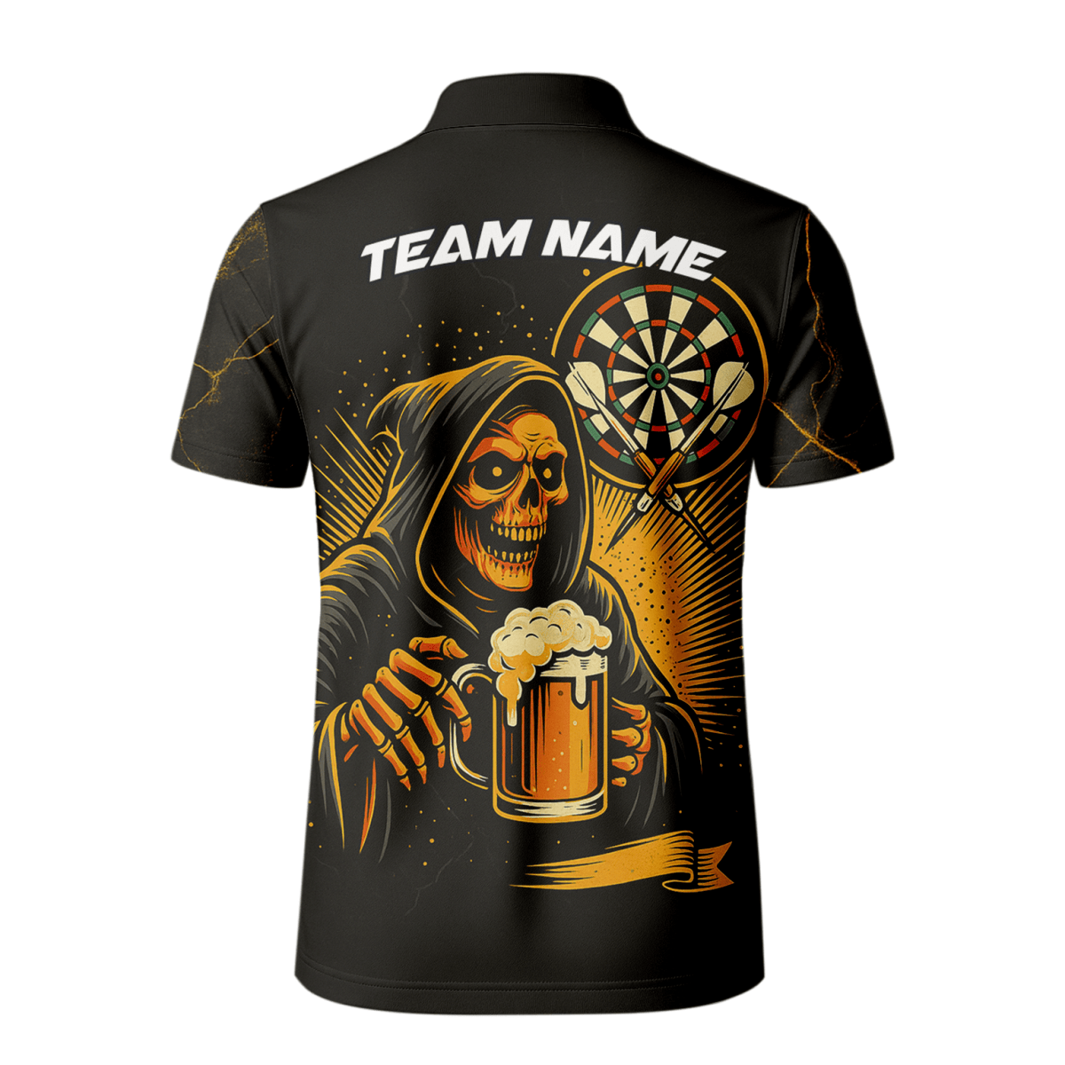 Herren Poloshirt "Darts - Modus An" – Witziges Dartscheiben - Design für Dartspieler G6020 - Outfitsuche