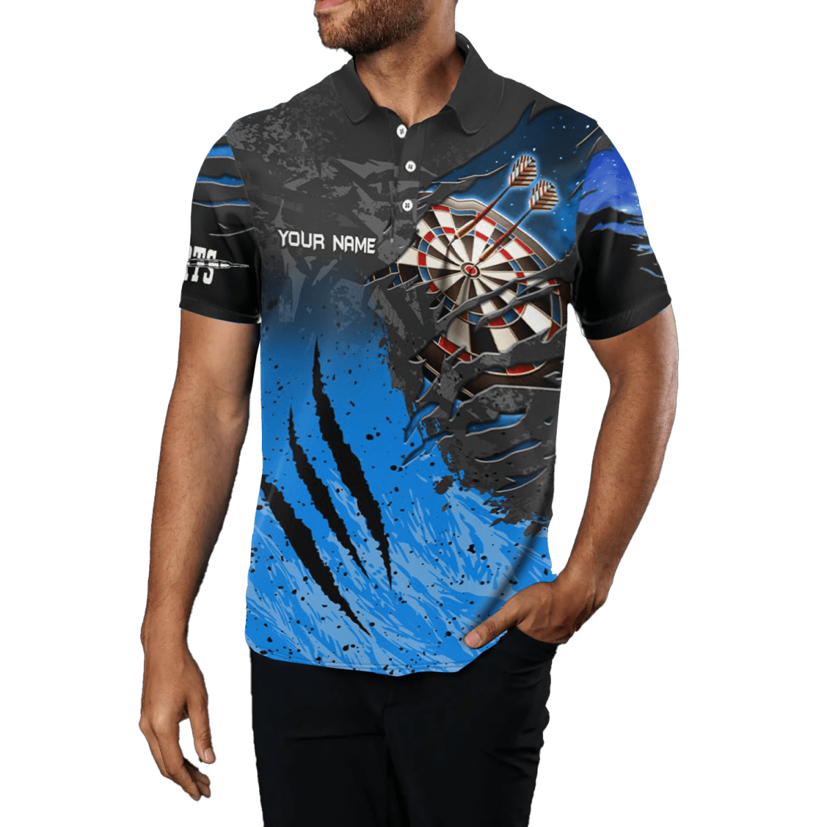 Herren Poloshirt mit mehrfarbigem Adler - Dart V1191 - Outfitsuche