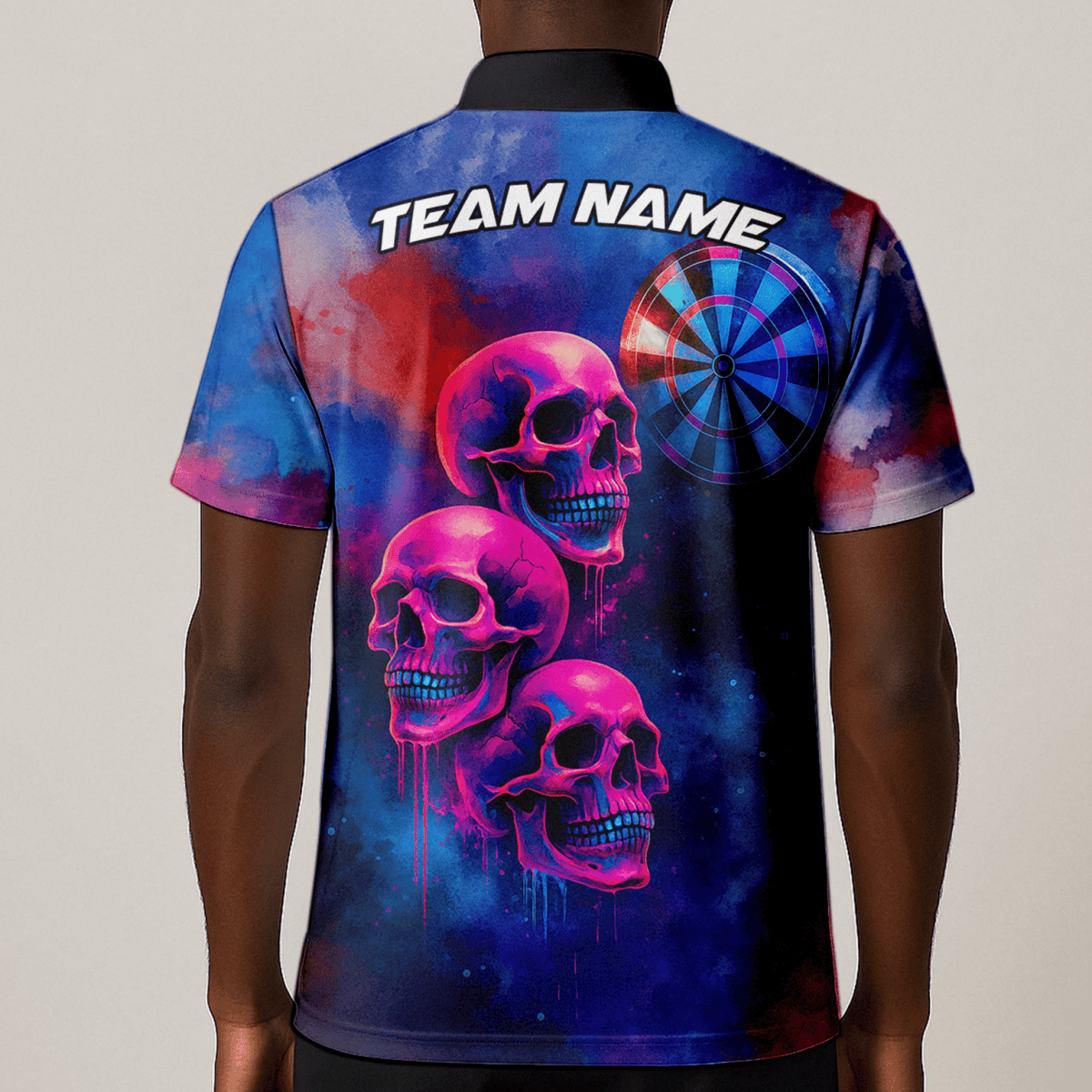Herren Poloshirt Weiß – Personalisierbar mit dynamischem Wolfs - Flammen - Design Z8408 - Outfitsuche