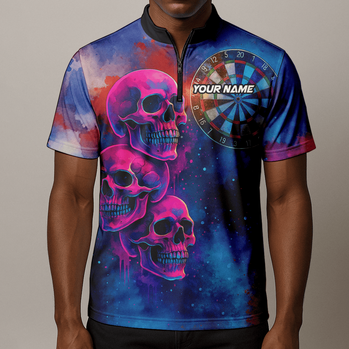 Herren Poloshirt Weiß – Personalisierbar mit dynamischem Wolfs - Flammen - Design Z8408 - Outfitsuche