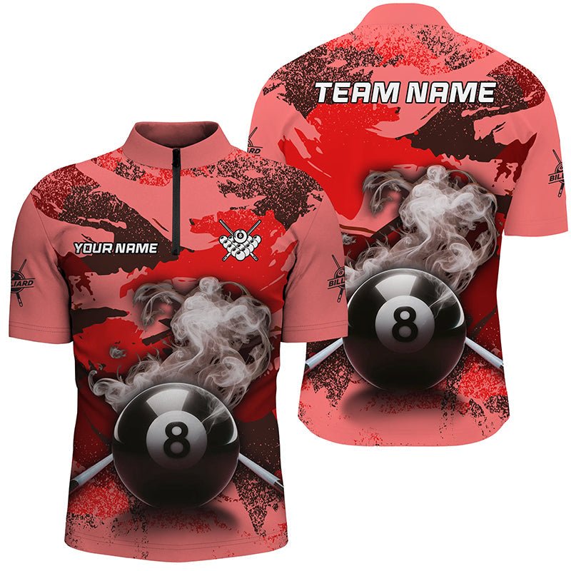 Herren Rot Camouflage 8 - Ball Pool Shirt T1967 - Outfitsuche