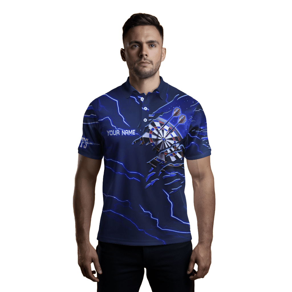 Herren Thunder Blue Eagle Dart Polo Shirts V1142 - Outfitsuche