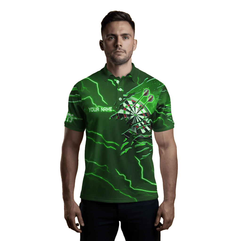 Herren Thunder Green Eagle Dart Poloshirts V1143 - Outfitsuche