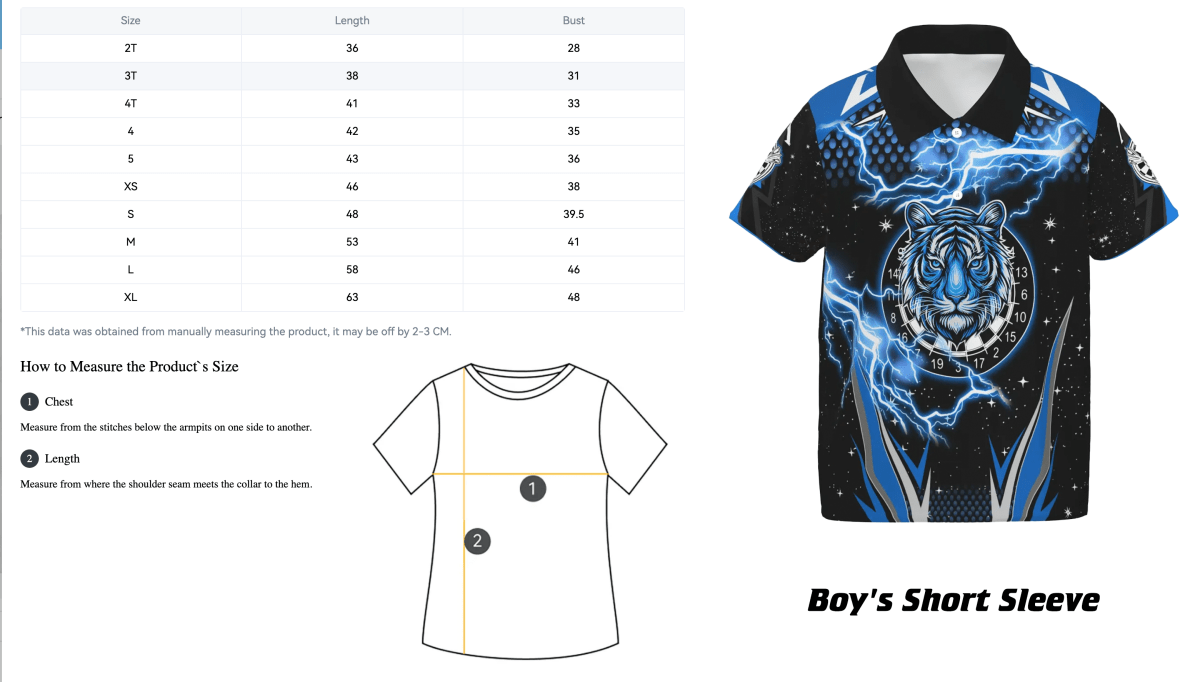 Kinder Dartshirt mit blauem Feuerflammen - Design - Individuelles Ziel T2700 - Outfitsuche