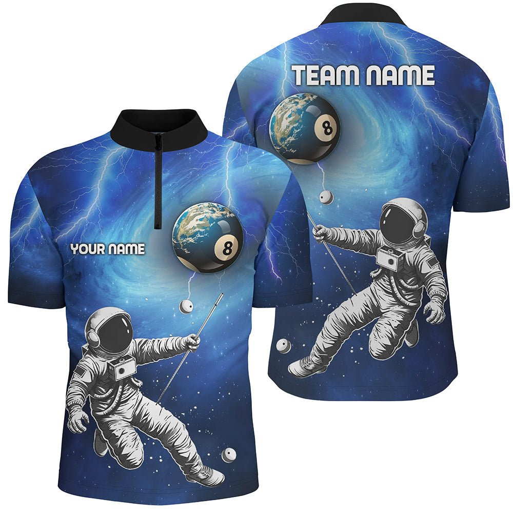 Lustiges 3D - gedrucktes Galaxy - Astronauten - Billardhemd für Herren T1639 - Outfitsuche