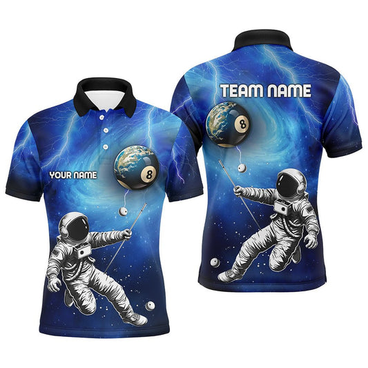 Lustiges 3D - gedrucktes Galaxy - Astronauten - Billardhemd für Herren T1639 - Outfitsuche