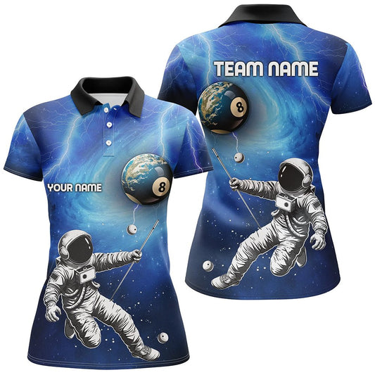 Lustiges 3D - gedrucktes Galaxy - Astronauten - Billardshirt für Damen T1639 - Outfitsuche