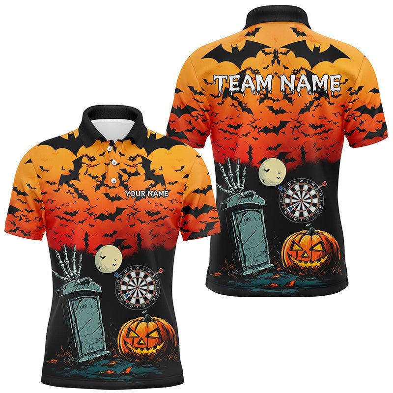 Lustiges Gruseliges Halloween Dartshirt für Herren - Spuknacht Custom T2666 - Outfitsuche