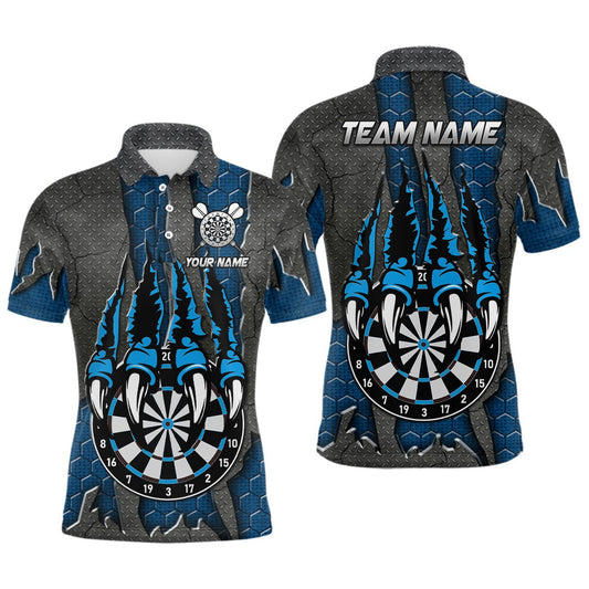 Lustiges Krallendart - Brett – Individuelle Blaue Dart - Shirts für Männer, Personalisierte Dartliga - Teamtrikots T3054 - Outfitsuche