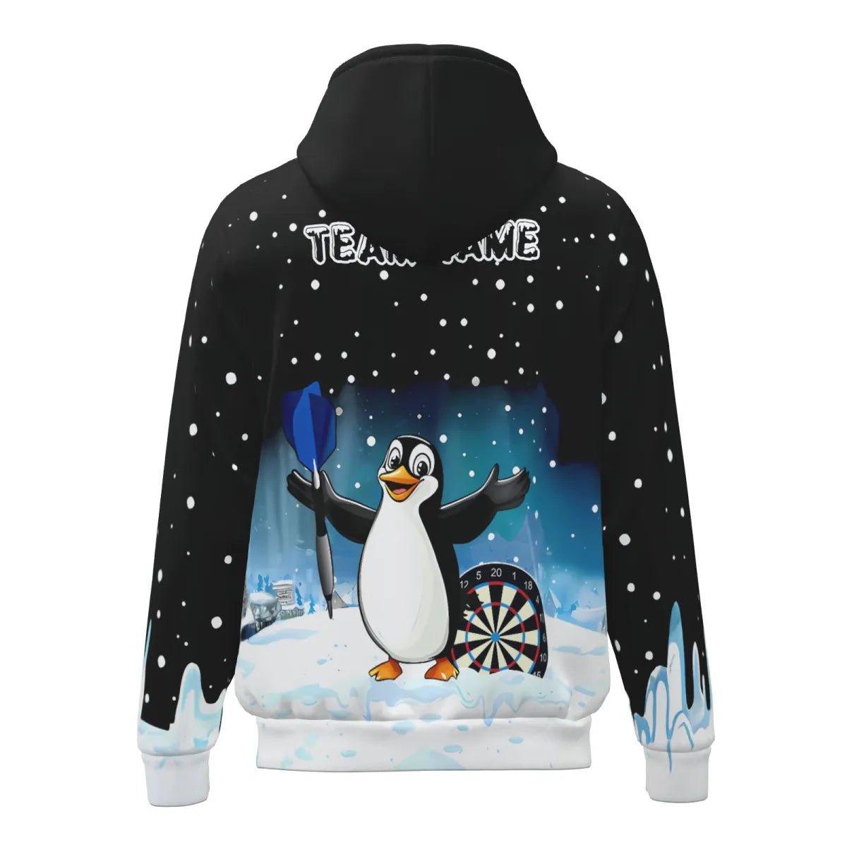 Lustiges Snow Winter Personalisierte Dart Jacke - Individuelles Weihnachtsgeschenk T2685 - Outfitsuche