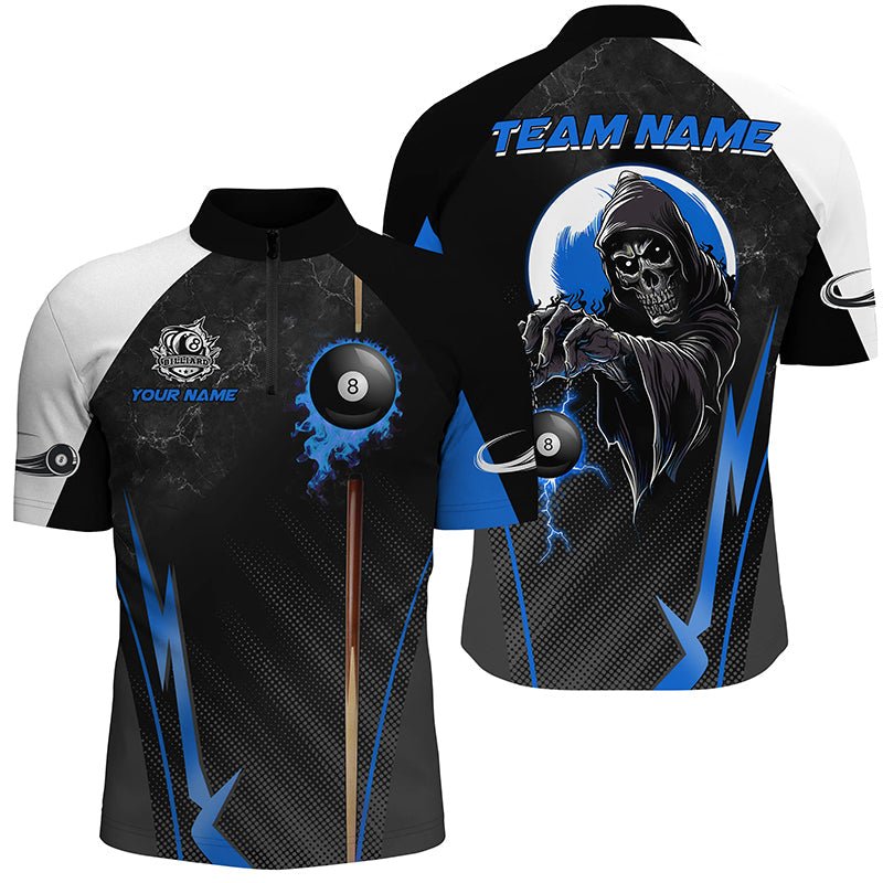 Lustiges Totenkopf 8 - Ball Billard Shirt für Männer T2035 - Outfitsuche