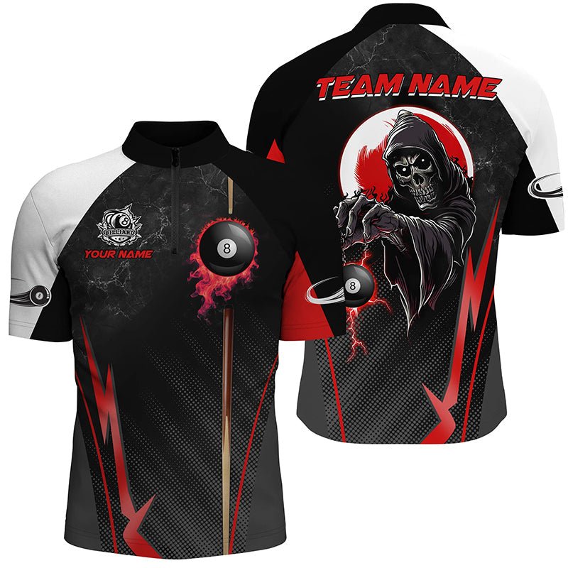 Lustiges Totenkopf 8 - Ball Billard Trikot für Männer T2034 - Outfitsuche