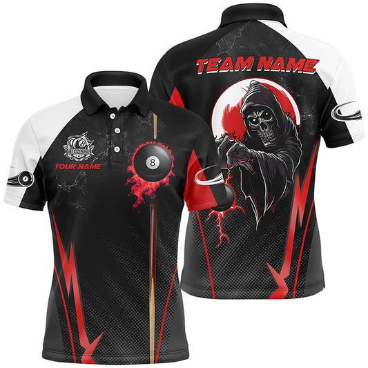 Lustiges Totenkopf 8 - Ball Billard Trikot für Männer T2034 - Outfitsuche