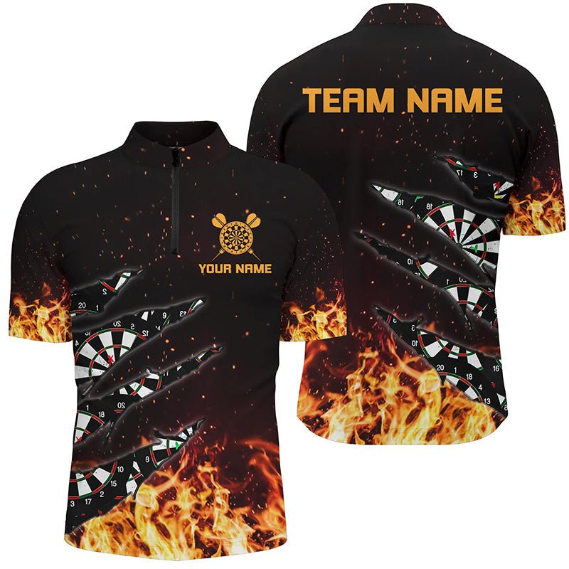 Maßgeschneidertes Feuerflammen Herren Darts Polo Shirt T1271 - Outfitsuche