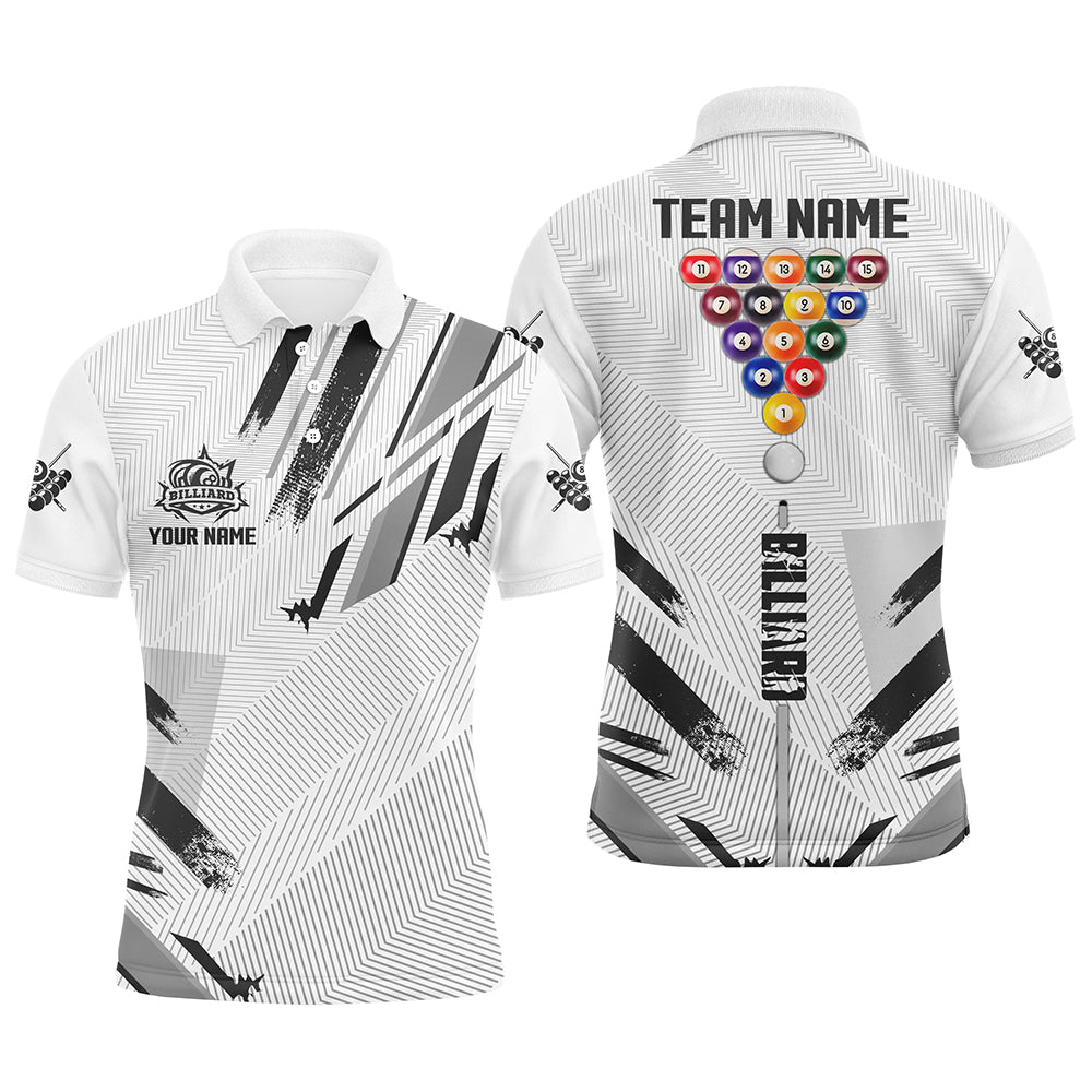 Mehrfarbiges Billardball - Sporthemd für Herren T1573 - Outfitsuche