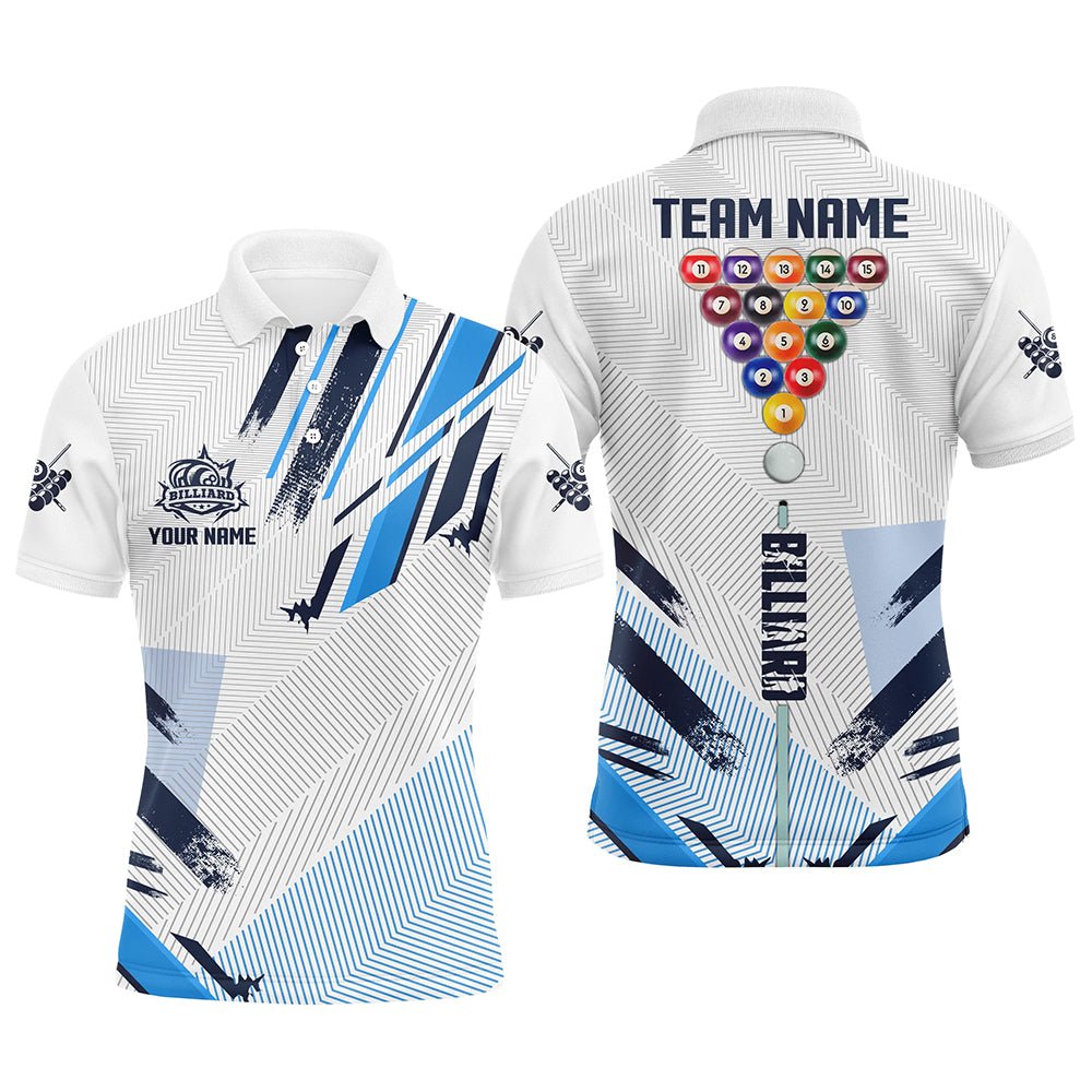 Mehrfarbiges Billardball - Sporthemd für Herren T1573 - Outfitsuche