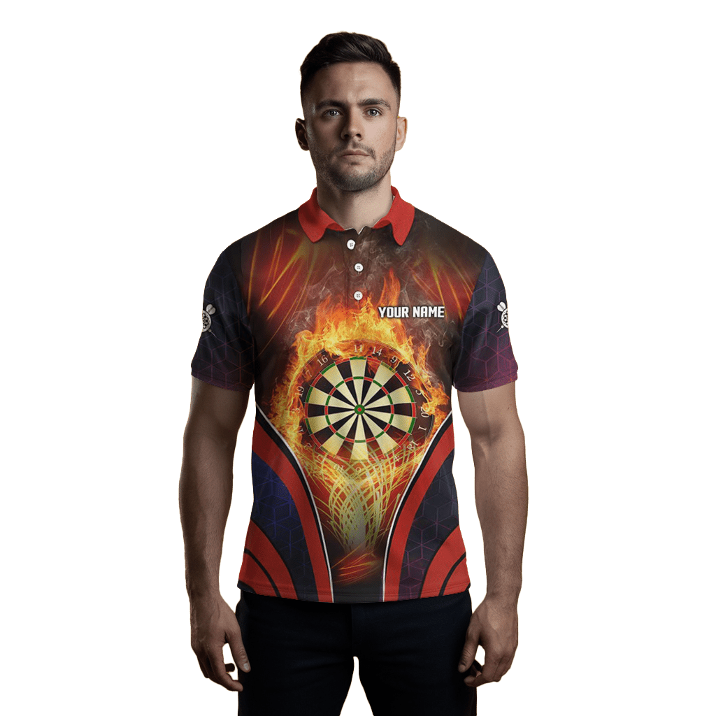 Orange Sport Herren Darts Polo - Shirt L1445 - Outfitsuche