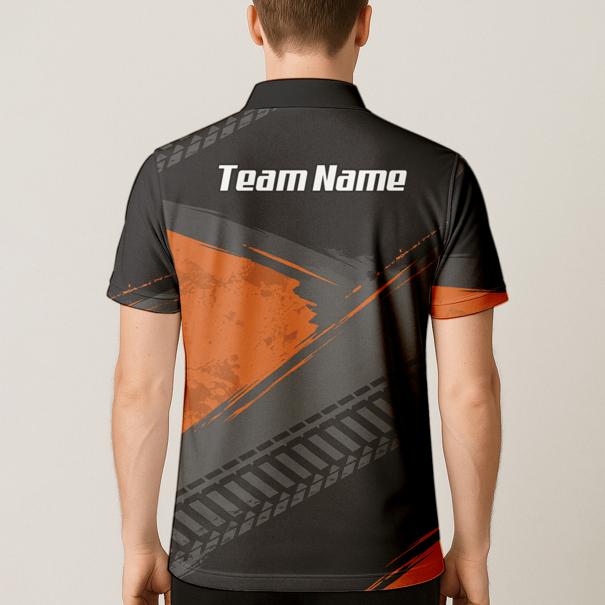 Personalisierbares Dartshirt mit Bulldozer - Motiv für Herren | Individuelles Team - und Spielernamen - Trikot | Bau - Design Darttrikot Gh9320 - Outfitsuche