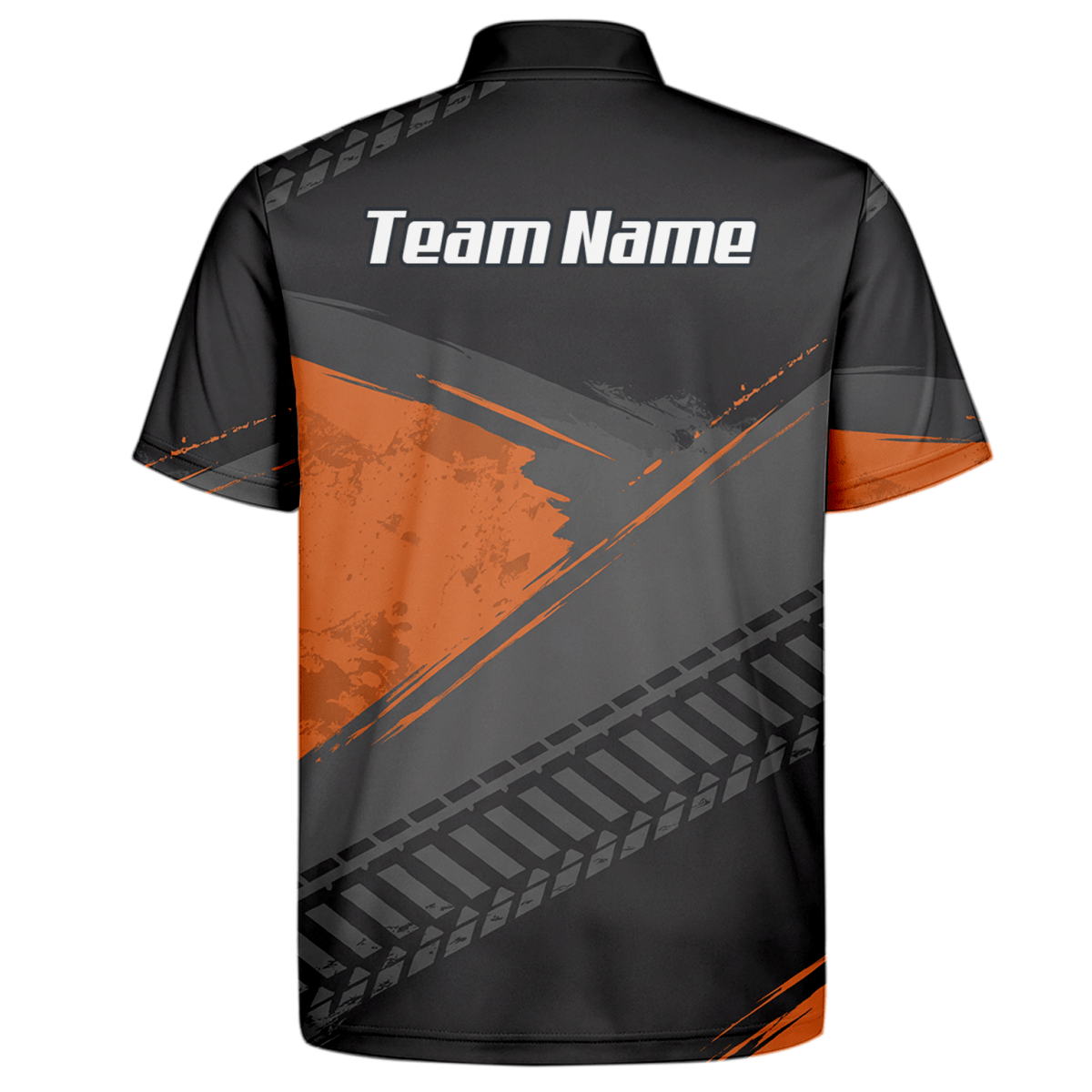 Personalisierbares Dartshirt mit Bulldozer - Motiv für Herren | Individuelles Team - und Spielernamen - Trikot | Bau - Design Darttrikot Gh9320 - Outfitsuche
