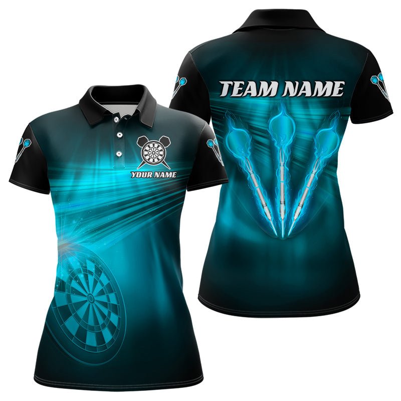 Personalisierte Blaue Darts Polo Shirt Dart Team Shirt Dart Jersey T3111 - Outfitsuche